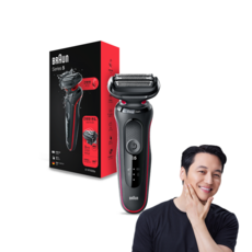 브라운 전기면도기 시리즈5, 51-R1000s, Red 가전디지털/뷰티/헤어가전 반품 최저가 83,500원