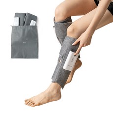 BRUNO 공기압 온열 진동 좌우 무선 종아리 마사지기 세트 BCM-2127 + 파우치백 1p, BCM-2127(마사지기), Gray 가전디지털/건강가전 반품 최저가 22,820원