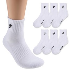 로또 남성용 이중 쿠션 중목 스포츠 양말 7켤레, 화이트 패션의류/잡화/여성패션 반품 최저가 11,900원