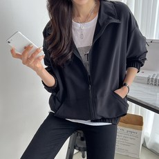세컨그라운드 여성용 오버핏 하이넥 집업 점퍼 패션의류/잡화/여성패션 반품 최저가 12,730원