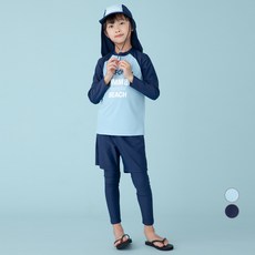 롤리트리 남아 래쉬가드 상하의 썬캡 세트 (3pcs) 패션의류/잡화/유아동패션 반품 최저가 23,690원