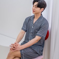 에이원 남성용 냉감 체크 반팔 잠옷 상하세트 패션의류/잡화/속옷/잠옷 반품 최저가 14,700원