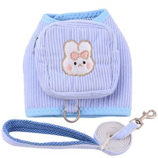 블라제스 스타일리쉬 에어맥스 코듀로이 하네스 백팩, 블루, 1개 반려동물용품/펫티켓 산책용품 반품 최저가 7,550원