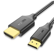 코드웨이 Mini HDMI to HDMI 2.0 케이블, 1개, 2m 가전디지털/PC부품 반품 최저가 7,240원 로켓배송