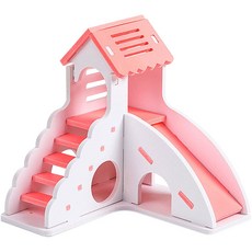 커몽커몽 햄스터 미끄럼틀 은신처, 핑크, 1개 반려동물용품/소동물/가축용품 반품 최저가 8,060원