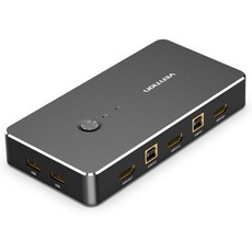 벤션 2 to 1 4K HDMI USB 포터블 KVM 스위치, AFRB0 가전디지털/PC주변기기 반품 최저가 34,580원