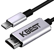 케이베스트 USB C to HDMI 휴대폰 TV 프로젝트 미러링 4K 케이블, 2m, 1개 가전디지털/휴대폰 액세서리 반품 최저가 6,690원