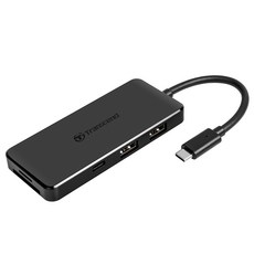 트랜센드 6-in-1 C타입 PD충전 USB 3.1 허브 HUB5C, 블랙, 1개 가전디지털/PC부품 반품 최저가 38,750원