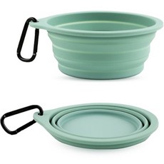 카르노코리아 반려동물 휴대용 캠핑용 식기 600ml, 민트, 2개 반려동물용품/강아지 용품 반품 최저가 9,670원