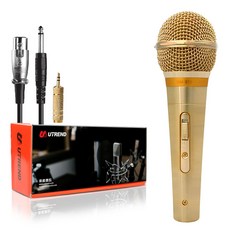 유트렌드 유선 24K 골드 다이나믹 마이크, DM876, 상세 설명 참조 가전디지털/음향기기 반품 최저가 55,800원