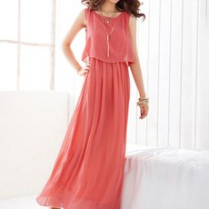 풍깍쟁이 여성용 보헤미안 해변 로맨틱 바캉스 롱 드레스, 레드 패션의류/잡화/여성패션 반품 최저가 30,490원