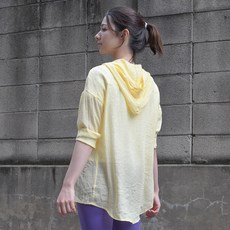 뒤란 여성용 썸머 후드 커버 셔츠 DTF2W-5079, 옐로우 패션의류/잡화/여성패션 반품 최저가 7,670원