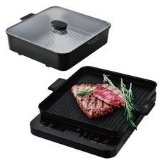 REINA 인덕션 레인지 1구 + 전골팬 + 그릴팬, RI-3030(블랙), 일반형 가전디지털/주방가전 반품 최저가 91,020원