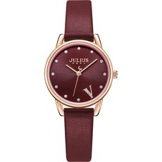 쥴리어스 여성용 넘버5 가죽밴드 손목시계 JA-1307 패션의류/잡화/여성패션 반품 최저가 25,270원