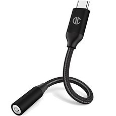 디씨네트워크 C타입 3.5mm 이어폰 변환젠더, 블랙, 1개 가전디지털/휴대폰 액세서리 반품 최저가 4,320원