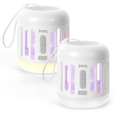 이노크아든 2in1 무선 충전 캠핑 랜턴 겸용 모기 퇴치기 화이트 + 옐로우 세트, IA-IB500 undefined/undefined 반품 최저가 39,190원