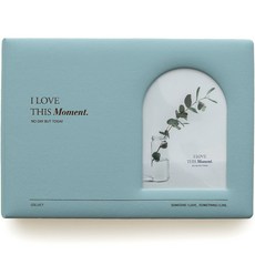 4X6 가죽 미니 포토북 사진앨범 초음파 네컷 앨범 2단, 80매, 파스텔 블루 가전디지털/카메라 반품 최저가 11,990원