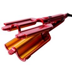 씨엔에스월드 전문가용 온도조절 헤어 매직 고데기 TRIPLE WAVE IRON, 레드 가전디지털/뷰티/헤어가전 반품 최저가 29,780원