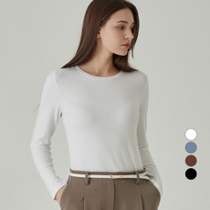 ELLE PARIS 여성 레이온 슬림핏 긴팔 티셔츠 패션의류/잡화/여성패션 반품 최저가 6,410원