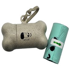힛찌 생분해 배변봉투 1롤 + 디스펜서, 랜덤발송, 15개입, 1세트 반려동물용품/강아지 용품 반품 최저가 6,930원