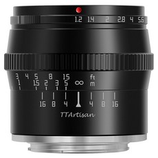 티티아티산 50mm F1.2 후지필름 X마운트 렌즈, 블랙 가전디지털/1인방송 전문관 반품 최저가 107,920원