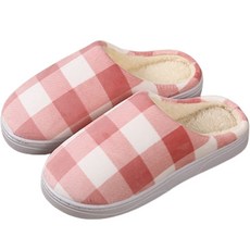 페이토 체크 무늬 거실용 털실내화 패션의류/잡화/남성패션 반품 최저가 3,040원