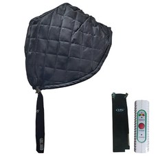 CNS월드전자 홈케어 열처리 무선 트리트먼트 헤어캡 + 비닐캡 50p + 전용배터리 + 배터리파우치 세트, CNS-7400, 블랙 가전디지털/뷰티/헤어가전 반품 최저가 43,900원