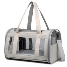 스페이스캣 반려동물 튼튼 짱짱 이동가방 기내용, 베이지, 1개 반려동물용품/강아지 용품 반품 최저가 15,980원