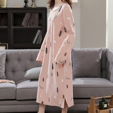 DM 임부용 홈웨어 롱원피스 TYPE1 패션의류/잡화/속옷/잠옷 반품 최저가 9,190원