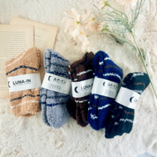 루나인 남성용 줄무늬 부드러운 데일리 수면 양말 5족세트 패션의류/잡화/남성패션 반품 최저가 11,540원