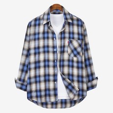 가이스토리 남녀공용 오버핏 긴팔 캐주얼 그렉트체크셔츠 패션의류/잡화/남성패션 반품 최저가 13,850원