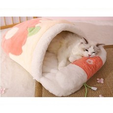 당감샵 고양이 침낭 이불 베개 세트, 핑크, 1세트 반려동물용품/고양이 용품 반품 최저가 34,710원