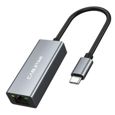 케이블타임 C타입 외장형 랜카드 젠더 어댑터 노트북용, CB53G, 1개 가전디지털/PC주변기기 반품 최저가 5,760원