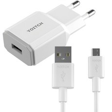 요이치 제우스 퀄컴 3.0 지원 USB 고속 충전기 + 5핀 고속 충전 케이블 150cm, 혼합색상, 1세트 가전디지털/휴대폰 액세서리 반품 최저가 4,400원