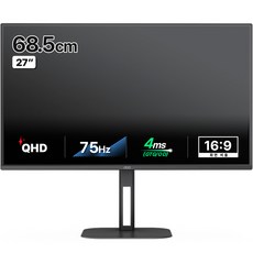 알파스캔 QHD AOC USB-C 프리싱크 높낮이 HDR 모니터, 68.5cm, Q27V5CE 가전디지털/모니터 반품 최저가 140,210원
