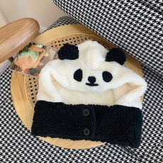 떨샵 뽀글이 곰돌이 겨울 방한모자 캐릭터 동물 털모자 귀도리 목도리 패션의류/잡화/남성패션 반품 최저가 11,240원