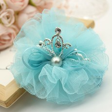 비단길 여아용 리본 펄크라운 집게핀 패션의류/잡화/유아동패션 반품 최저가 5,260원