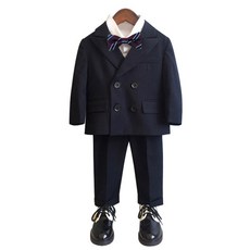 베이비맥스 남아용 레이브 스트라이프 자켓 + 셔츠 + 바지 + 보타이 세트 R5053 패션의류/잡화/유아동패션 반품 최저가 45,190원