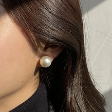 엘라주르 여성용 왕진주 귀걸이 14mm 패션의류/잡화/여성패션 반품 최저가 6,120원