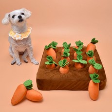 크림펫 노즈워크 당근 농장 뽑기 강아지 장난감 세트, 혼합색상, 1개 반려동물용품/강아지 용품 반품 최저가 15,060원