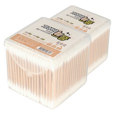 가성비으뜸 프리미엄 멸균 사각 우드 면봉, 300개입, 2개 뷰티/뷰티소품 반품 최저가 6,060원