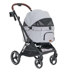 낫쏘빅 강아지 네로 맥스 오토폴딩 유모차, 클라우드 그레이, 1개 반려동물용품/강아지 용품 반품 최저가 249,280원