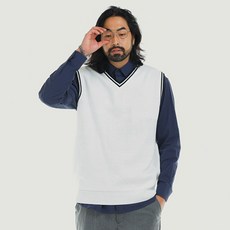 파이브엑스라지 남성용 오버핏 라인 니트 조끼 패션의류/잡화/남성패션 반품 최저가 9,930원