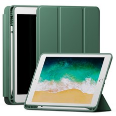 신지모루 스마트커버 펜슬 수납 태블릿 케이스, 딥그린, 1개 가전디지털/태블릿PC 반품 최저가 9,280원