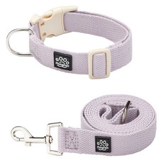 멍템 반려동물 팔레트 목줄 + 리드줄 세트, 파스텔퍼플, 1세트 반려동물용품/펫티켓 산책용품 반품 최저가 19,270원