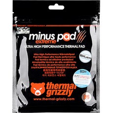 더머그리즐리 Thermal Minus Pad Extreme 서멀패드 100 x 100 x 3 mm, 1개 가전디지털/PC부품 반품 최저가 206,020원