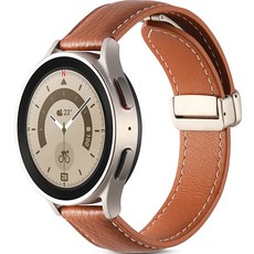하마테 마그네틱버클 가죽 스마트워치 스트랩 20mm, 브라운 가전디지털/스마트워치/밴드 반품 최저가 19,440원
