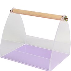 보라펫 앵무새 아크릴 탁상용 바구니 횃대 대, 1개, 분홍 반려동물용품/소동물/가축용품 반품 최저가 27,810원