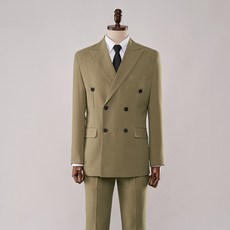 디엘크리 남성용 빅사이즈 베이직핏 더블 정장 자켓 + 바지 세트 패션의류/잡화/남성패션 반품 최저가 61,570원