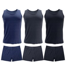 발데블랑코 남성용 모달 멜란지 팬티 3종 + 런닝 3종 세트 패션의류/잡화/속옷/잠옷 반품 최저가 10,880원